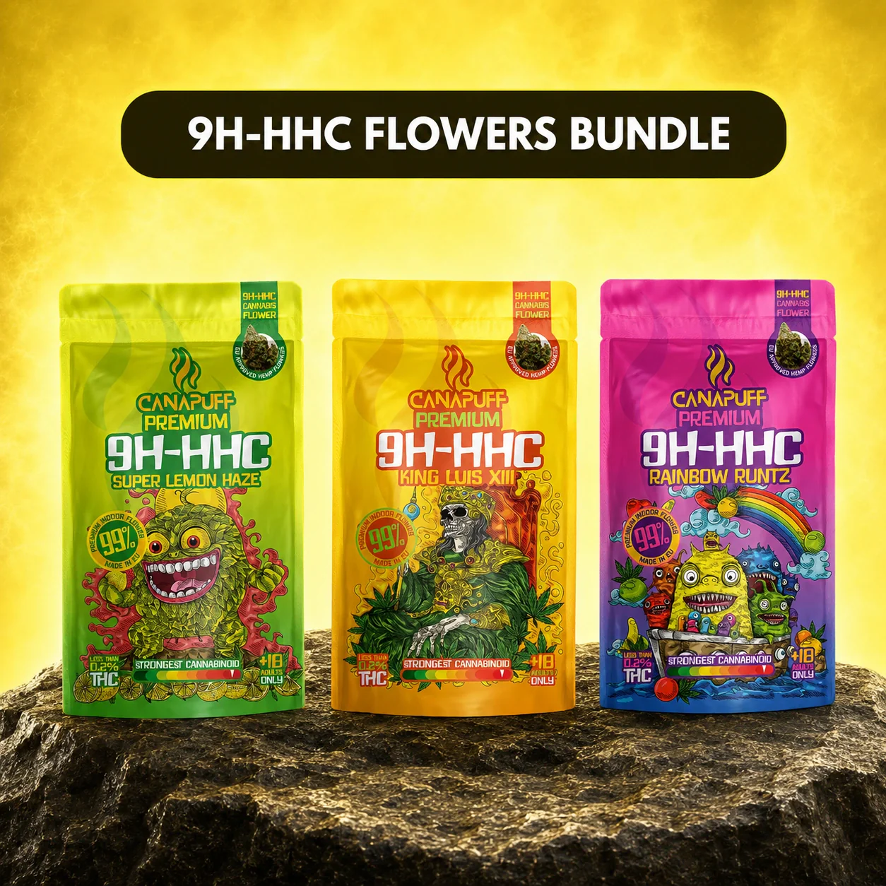 Pack Flores 9H-HHC (3x1g)