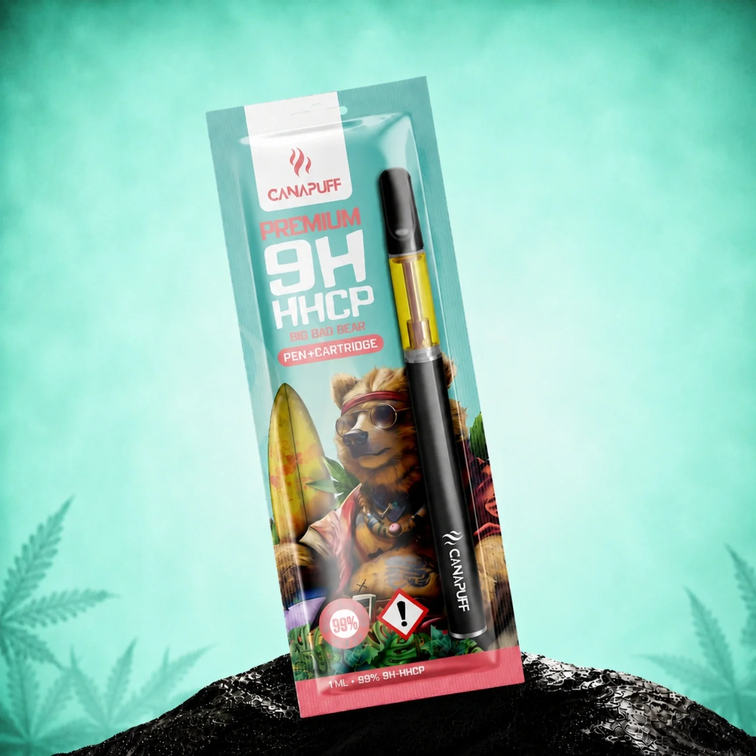 9H-HHCP Pen+Cartucho Big Bad Bear 99%