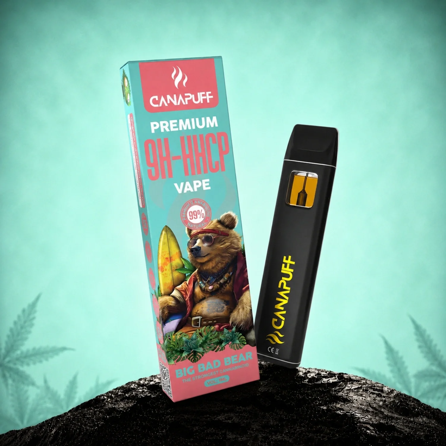 9H-HHCP Vape Big Bad Bear 99% 1ml