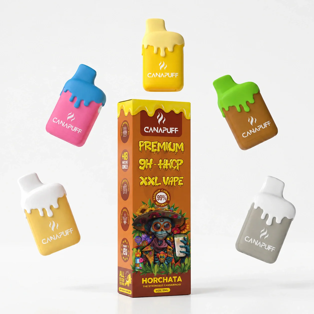Vape XXL 9H-HHCP Horchata 99% 2ml - Image 2