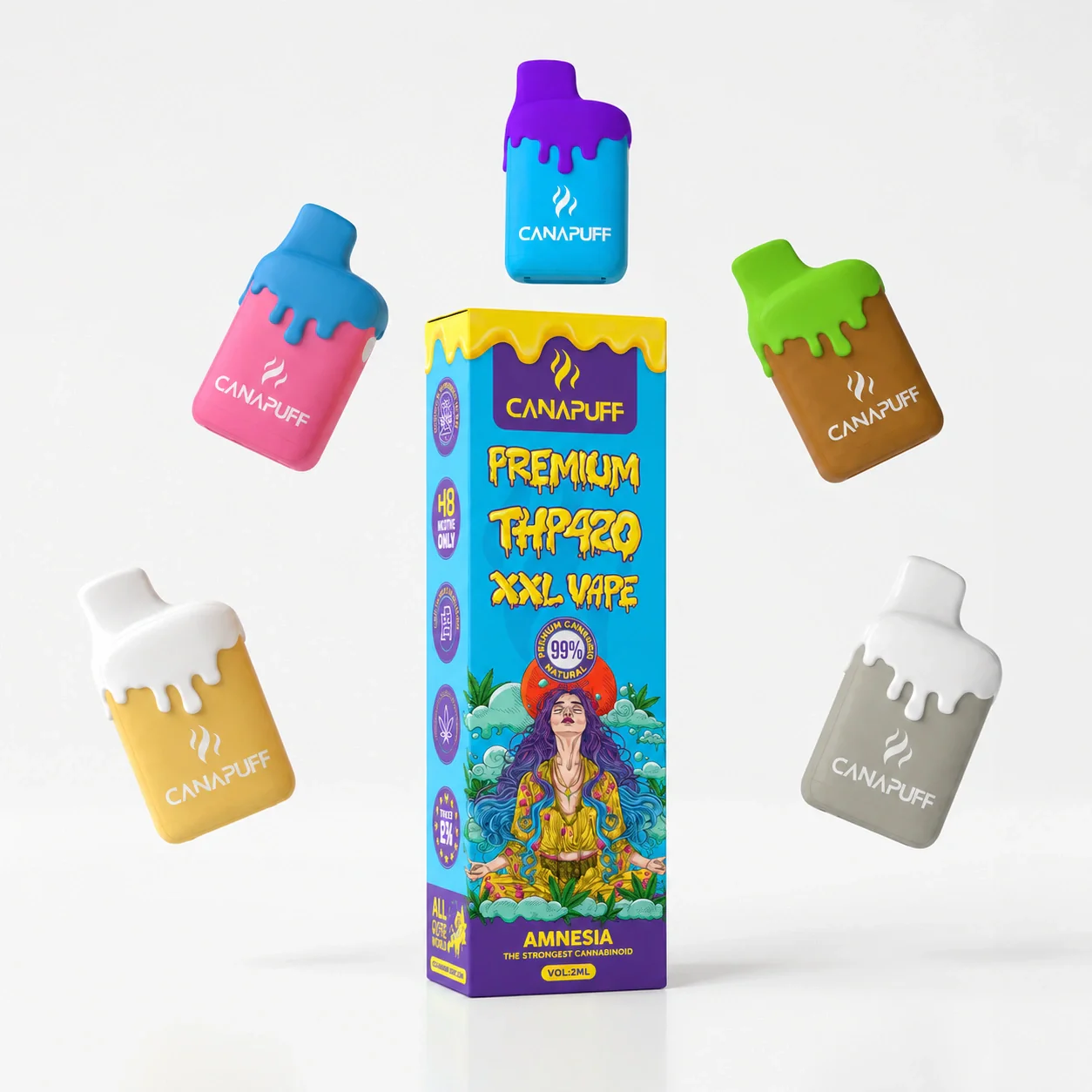 THP420 Vape Amnesia 99% 2 ml - Image 2