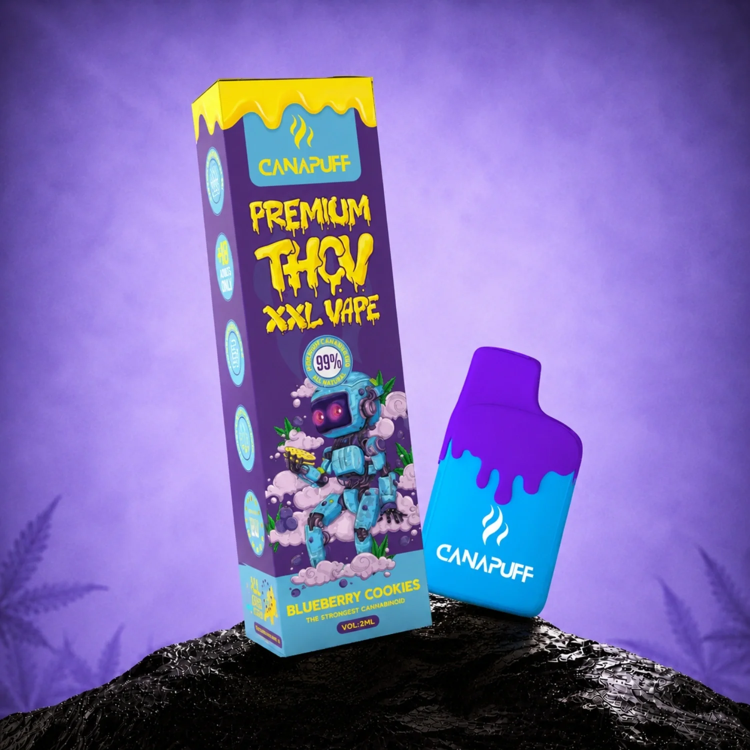 THCv Vape Mirtilo Cookies 99% 2ml