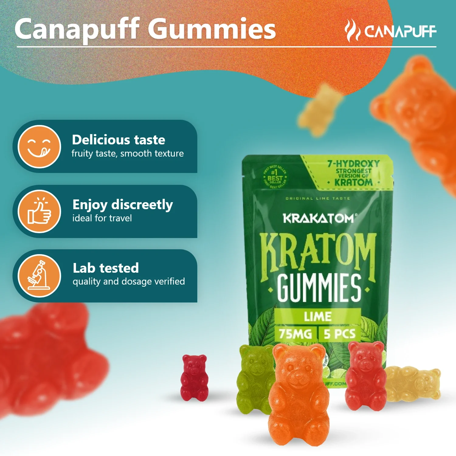 7-hidroxi Kratom Gomas lima - Image 2
