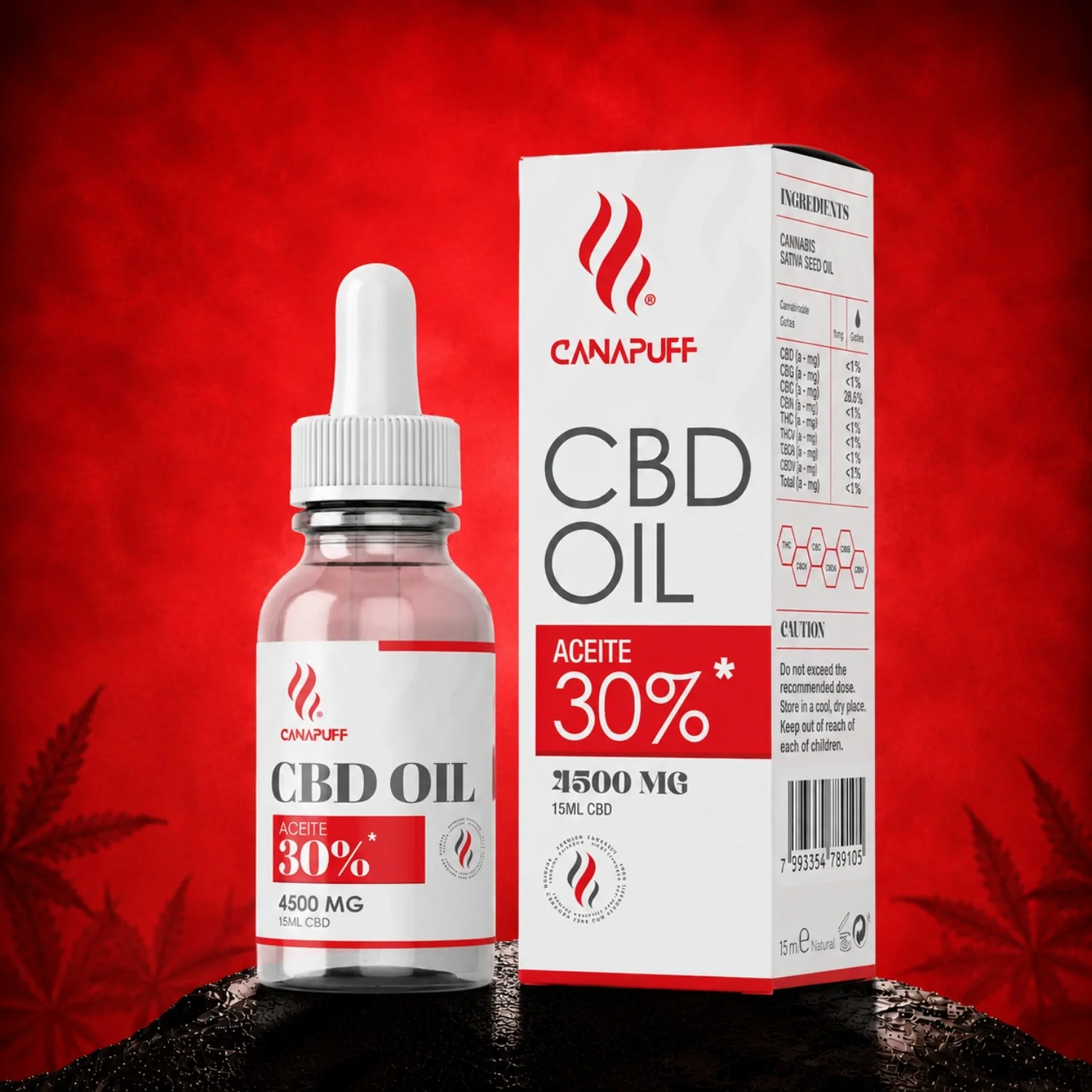CBD Óleo 30% 15ml