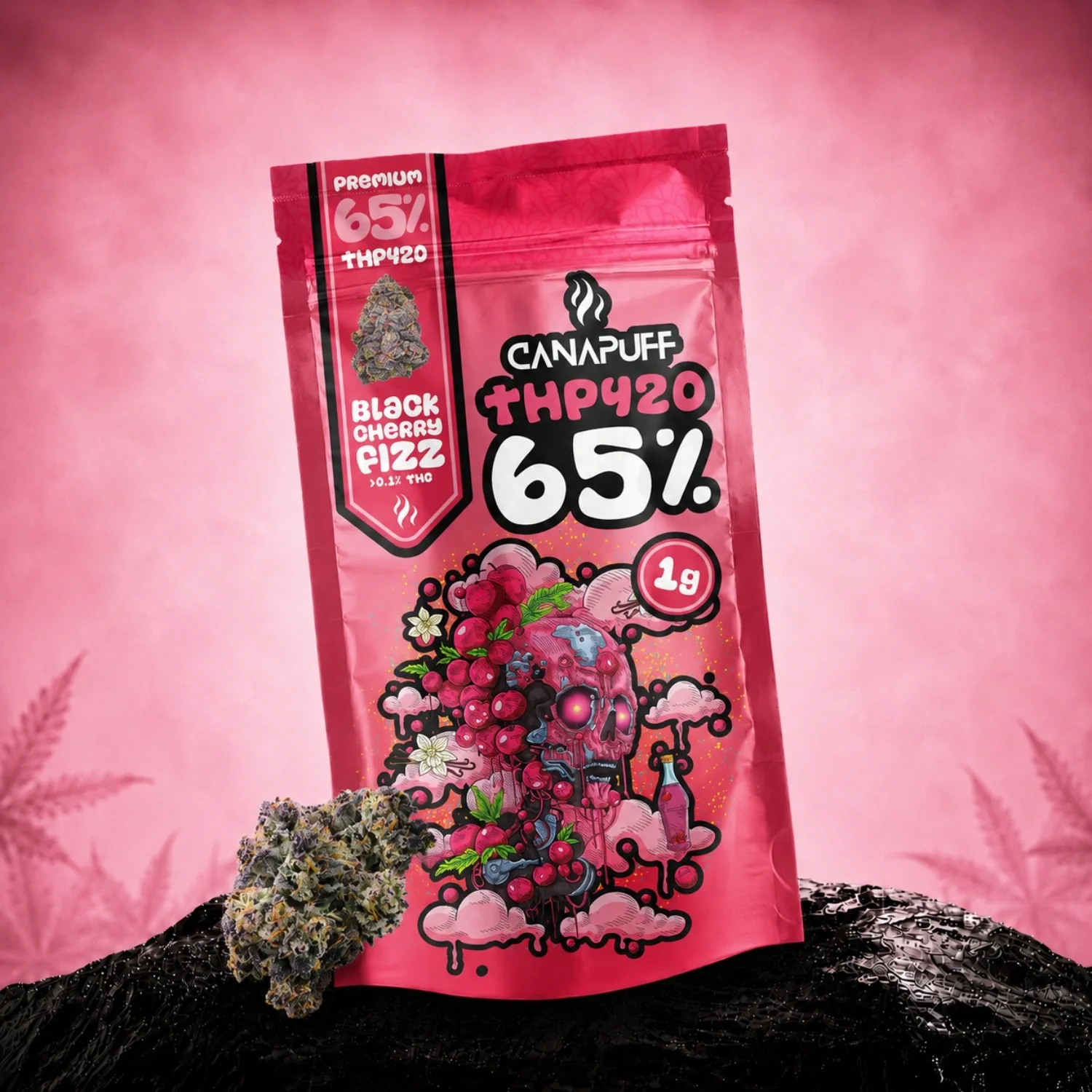 THP420 Flores Fizz de Cereja Preta 65%