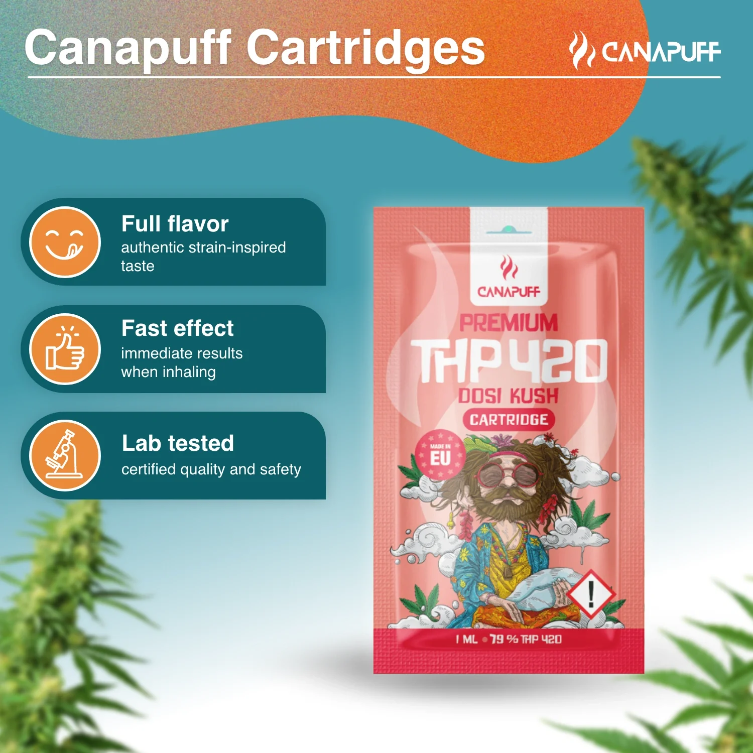 THP420 Cartucho Dosi Kush 79% - Image 2