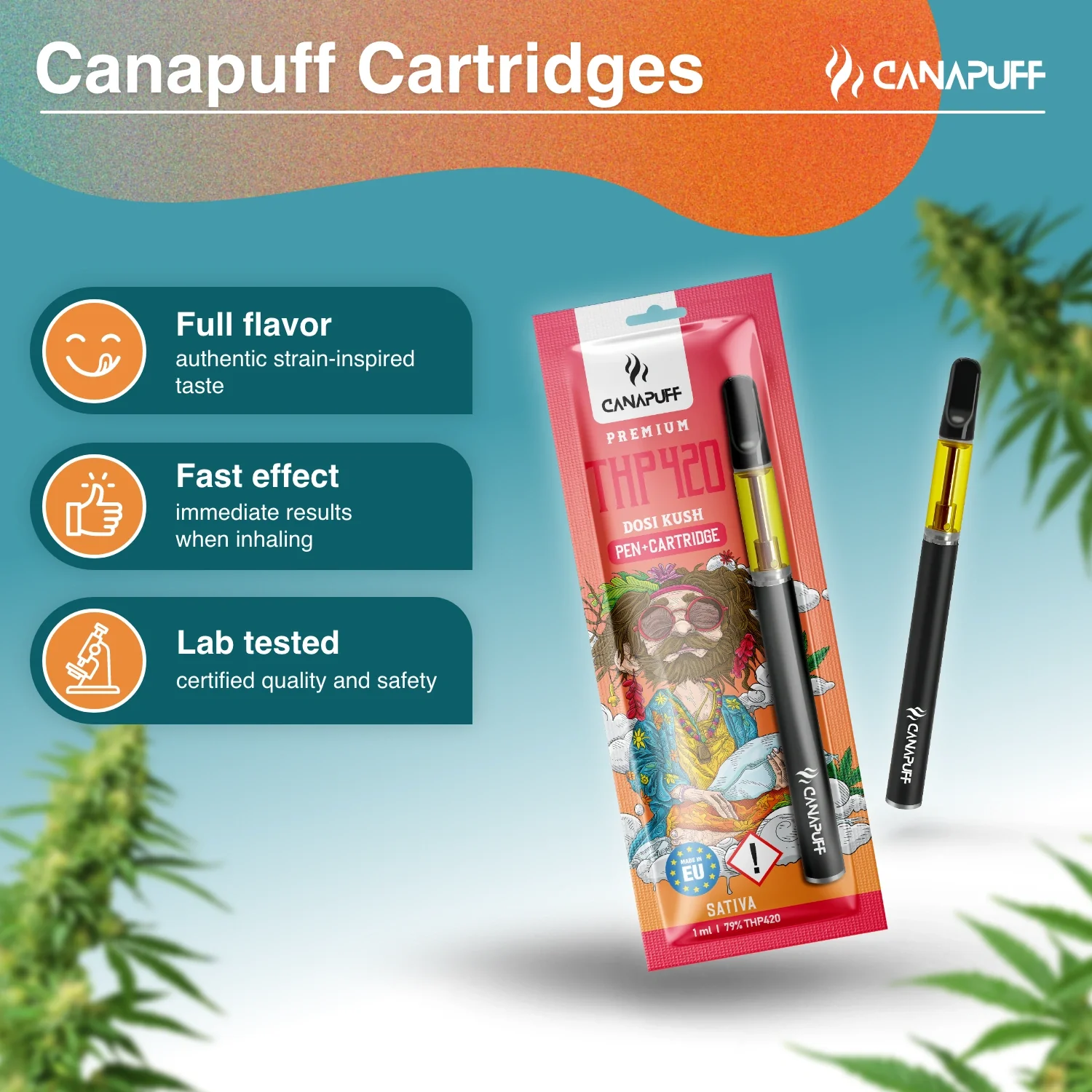 THP420 Pen+Cartucho Dosi Kush 79% - Image 2