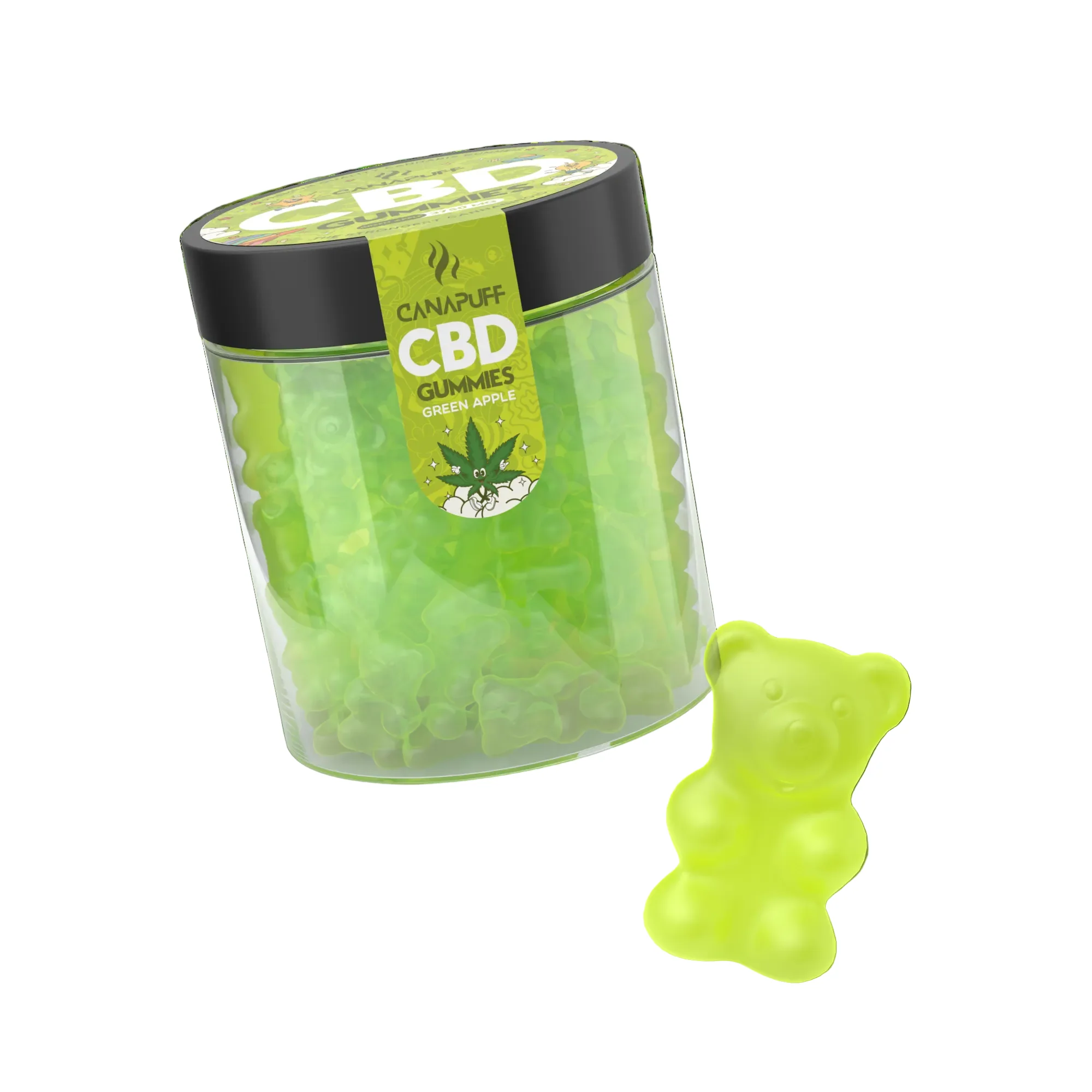 CBD Gomas Maçã Verde - Image 2