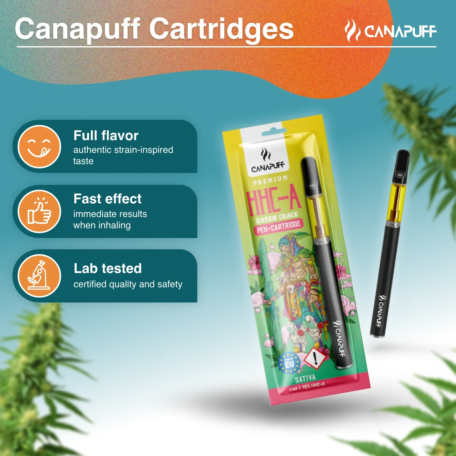 HHC-A Pen+Cartucho Green Crack 95% - Image 2
