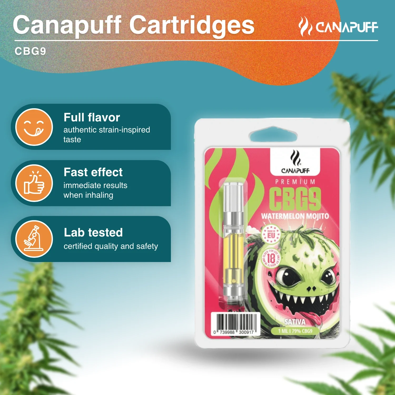 CBG9 Cartucho Watermelon Mojito 79% - Image 2