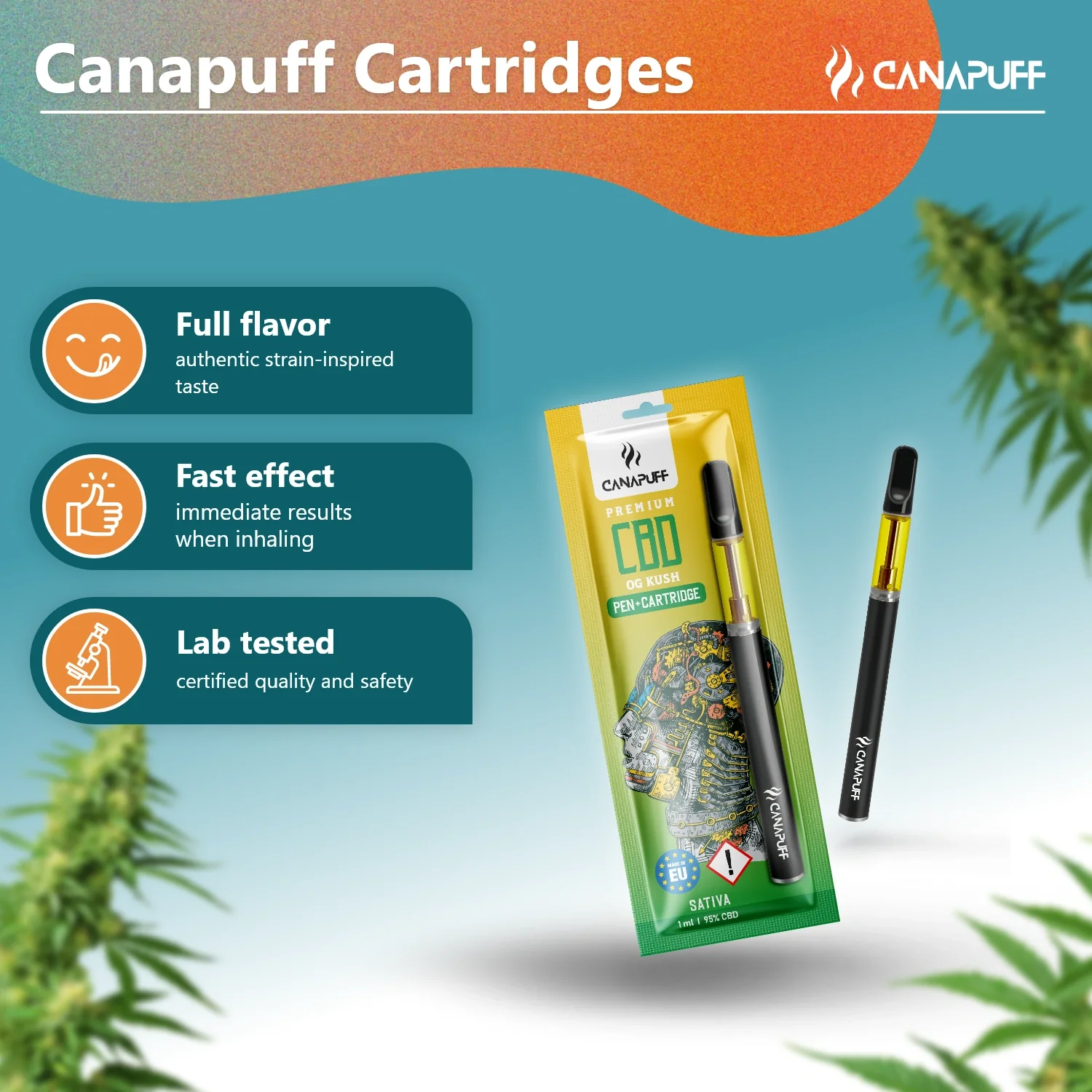 CBD Pen+Cartucho OG Kush 95% - Image 2