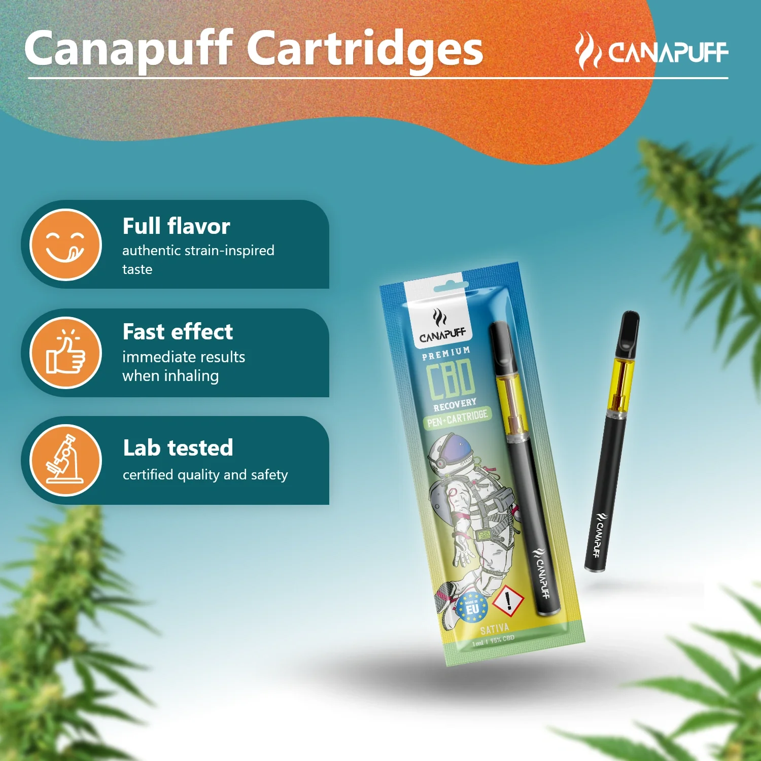 CBD Pen+Cartucho Recovery 95% - Image 3