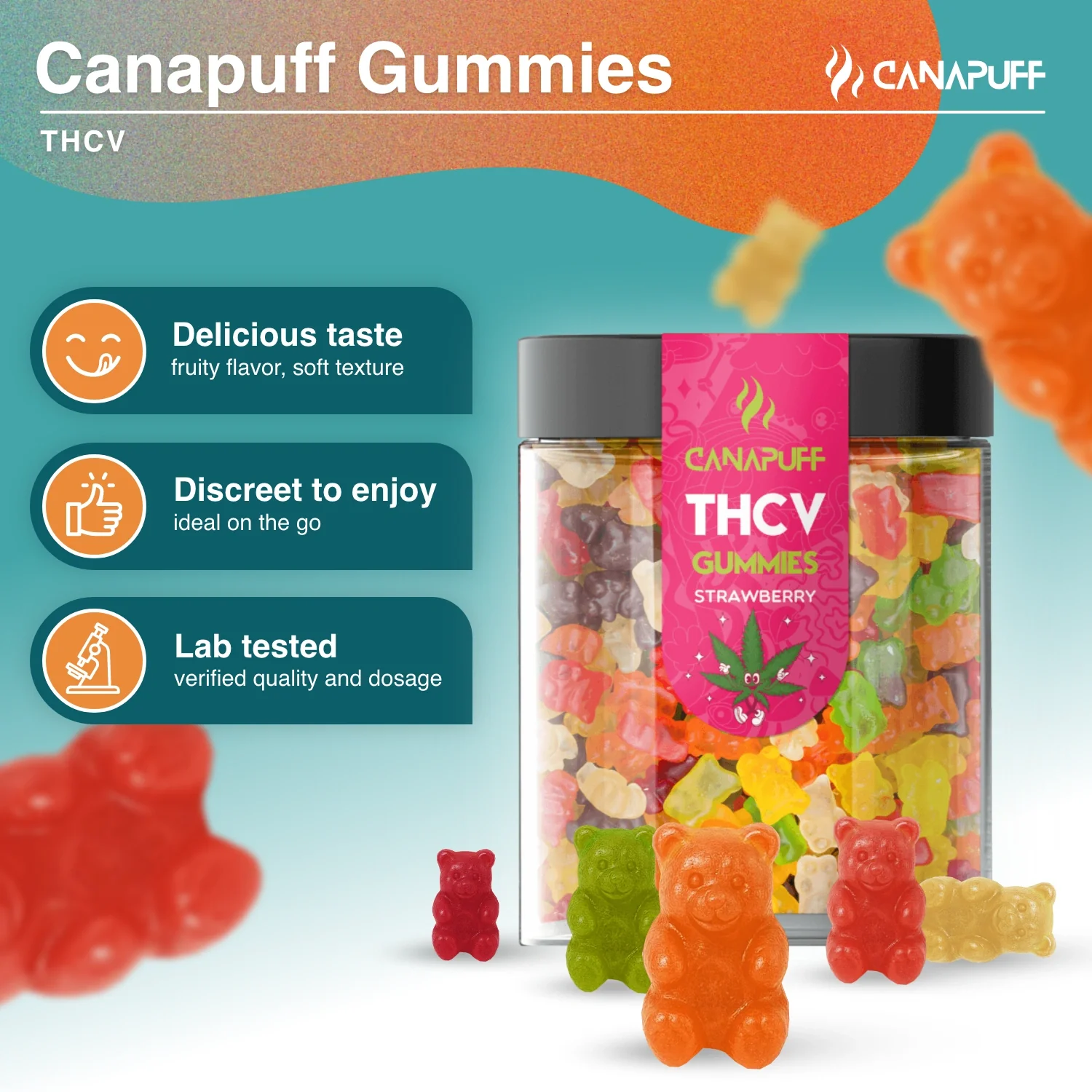 THCv Gomas Strawberry - Image 2