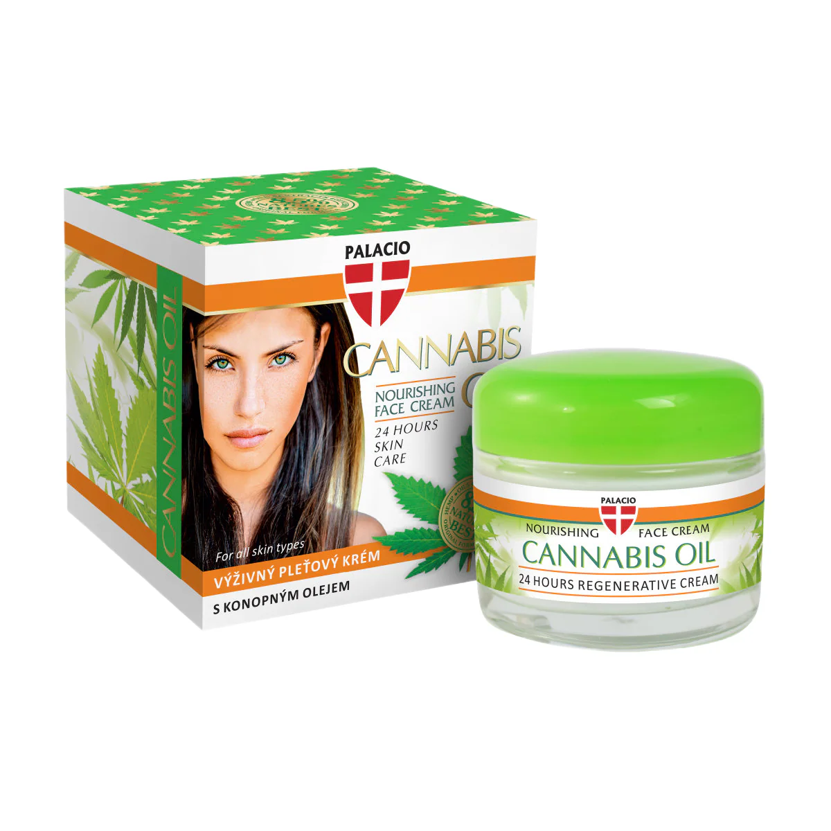 Creme de pele de cânhamo 50ml - Palacio