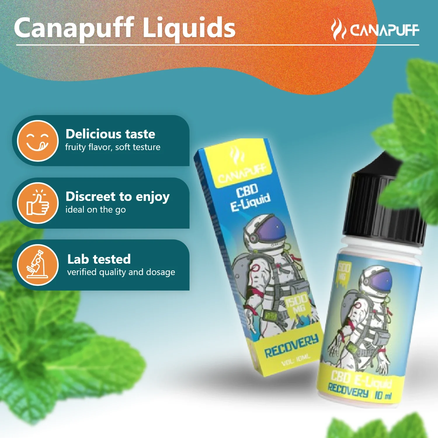 CBD liquid Recovery 1.500 mg - Image 2