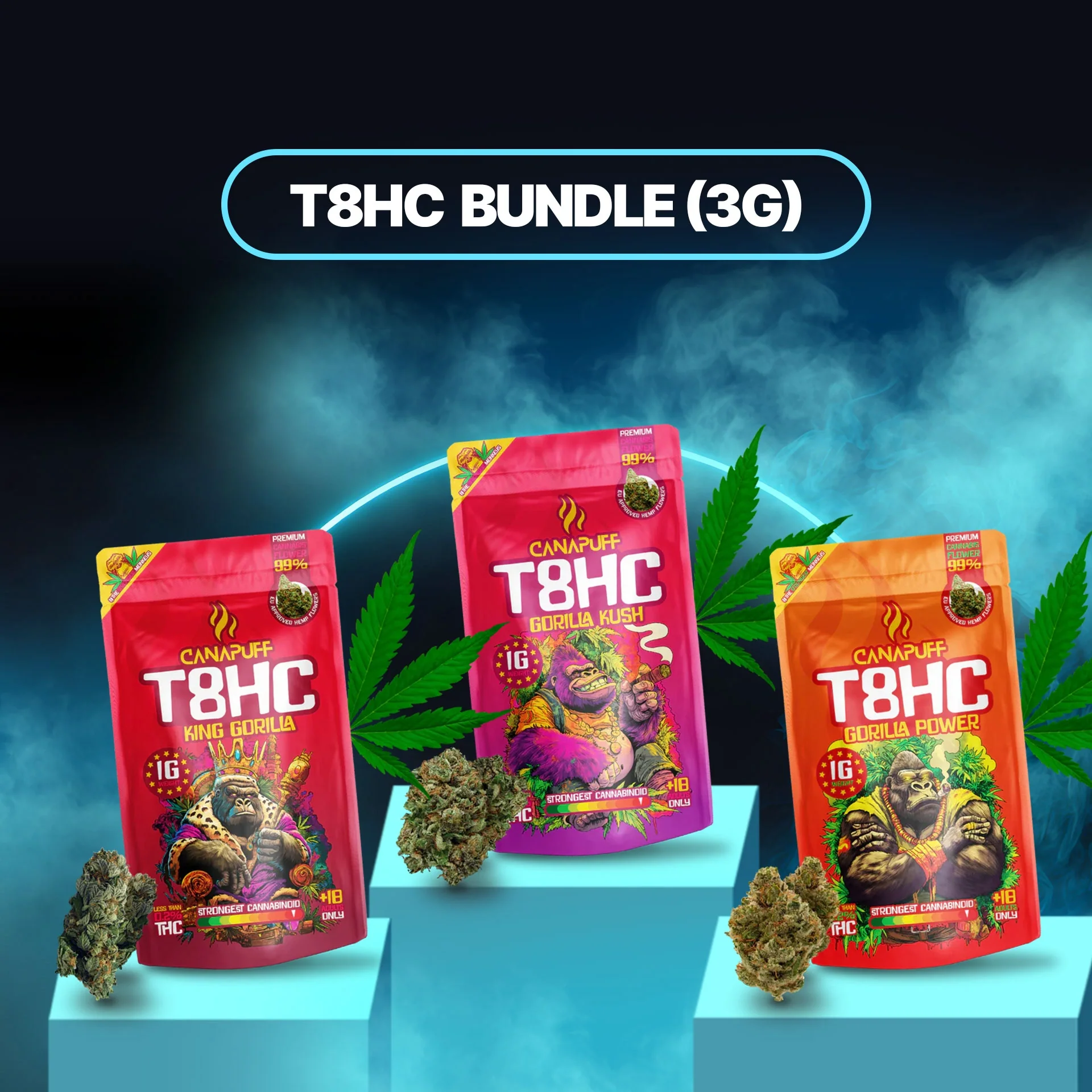 Big Puff T8HC Flores Bundle (3x5g)