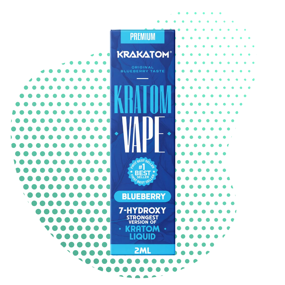 Krakatom 7-hidroxi Kratom Vape Mirtilo