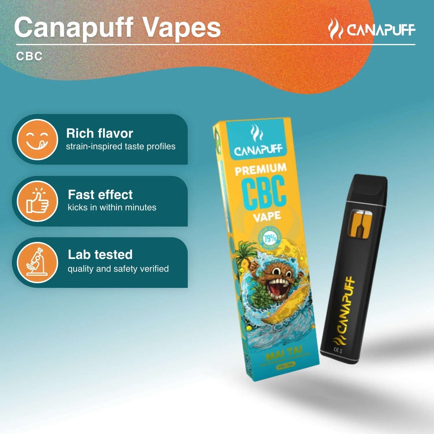 CBC Vape Mai Tai 79% 1 ml - Image 2