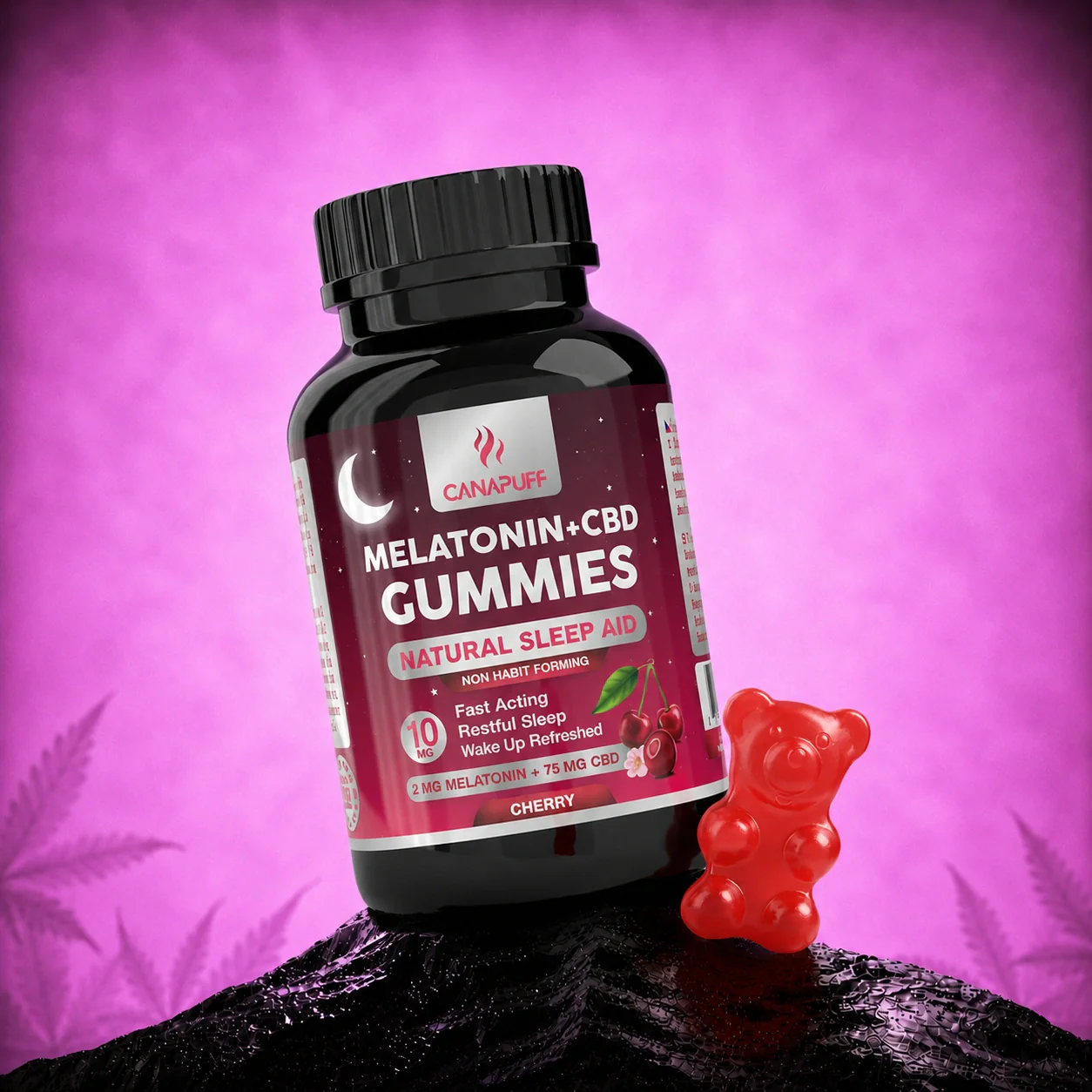 Melatonina+CBD Gomas Cereja