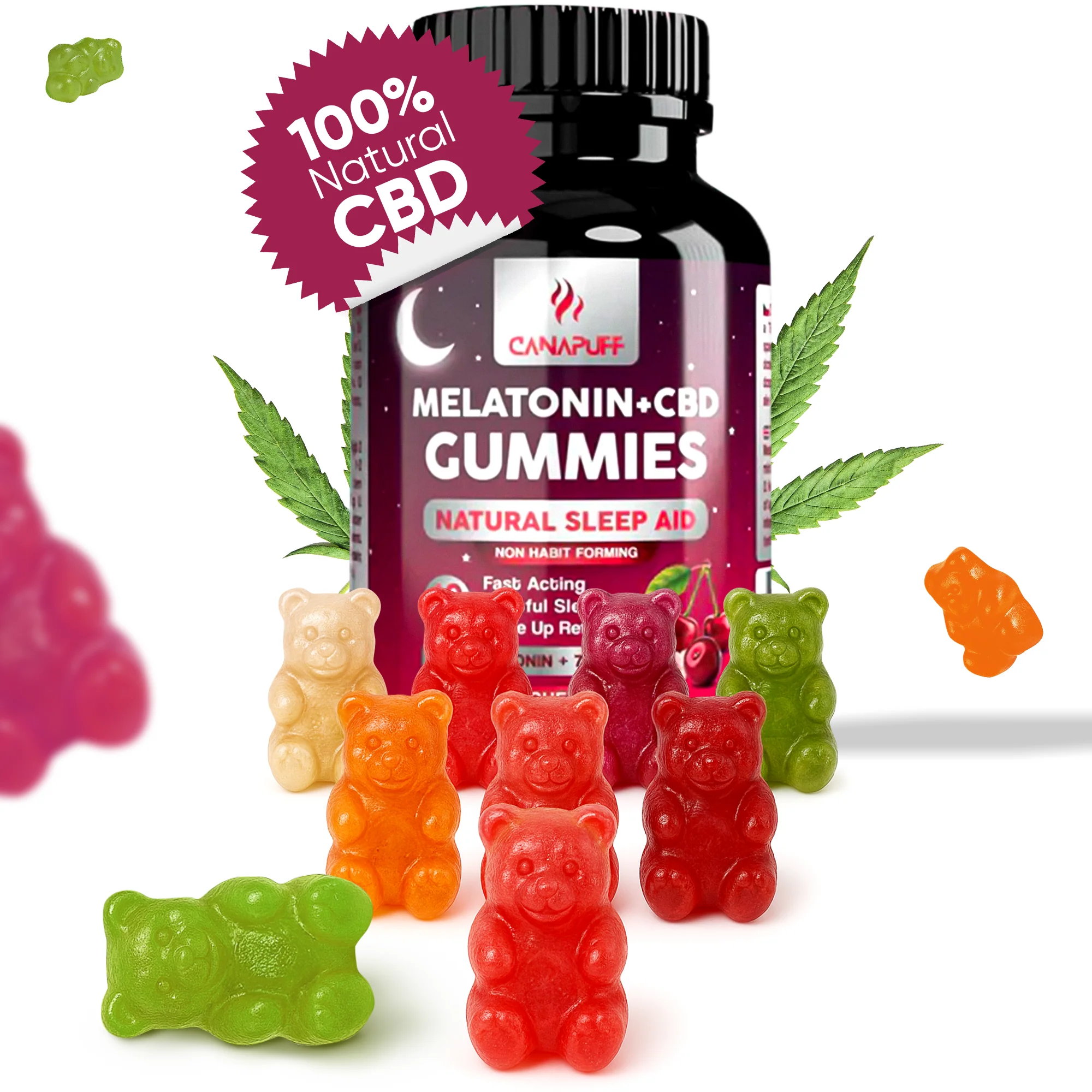 Melatonina+CBD Gomas Cereja - Image 2