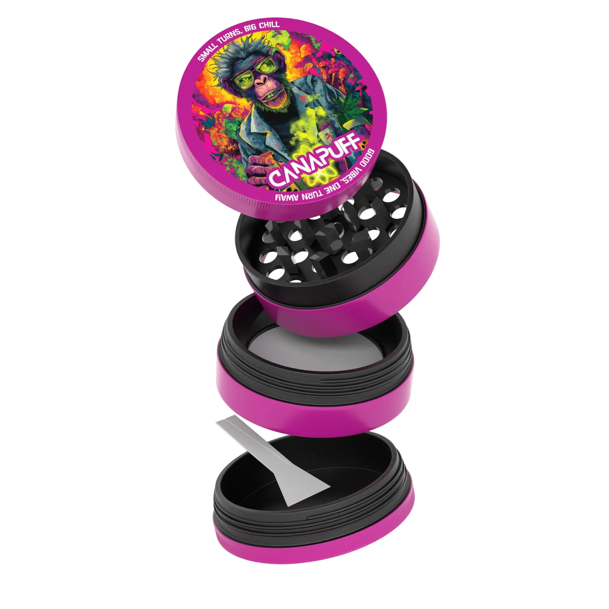 Grinder Metálico Atomic Monkey - Image 3