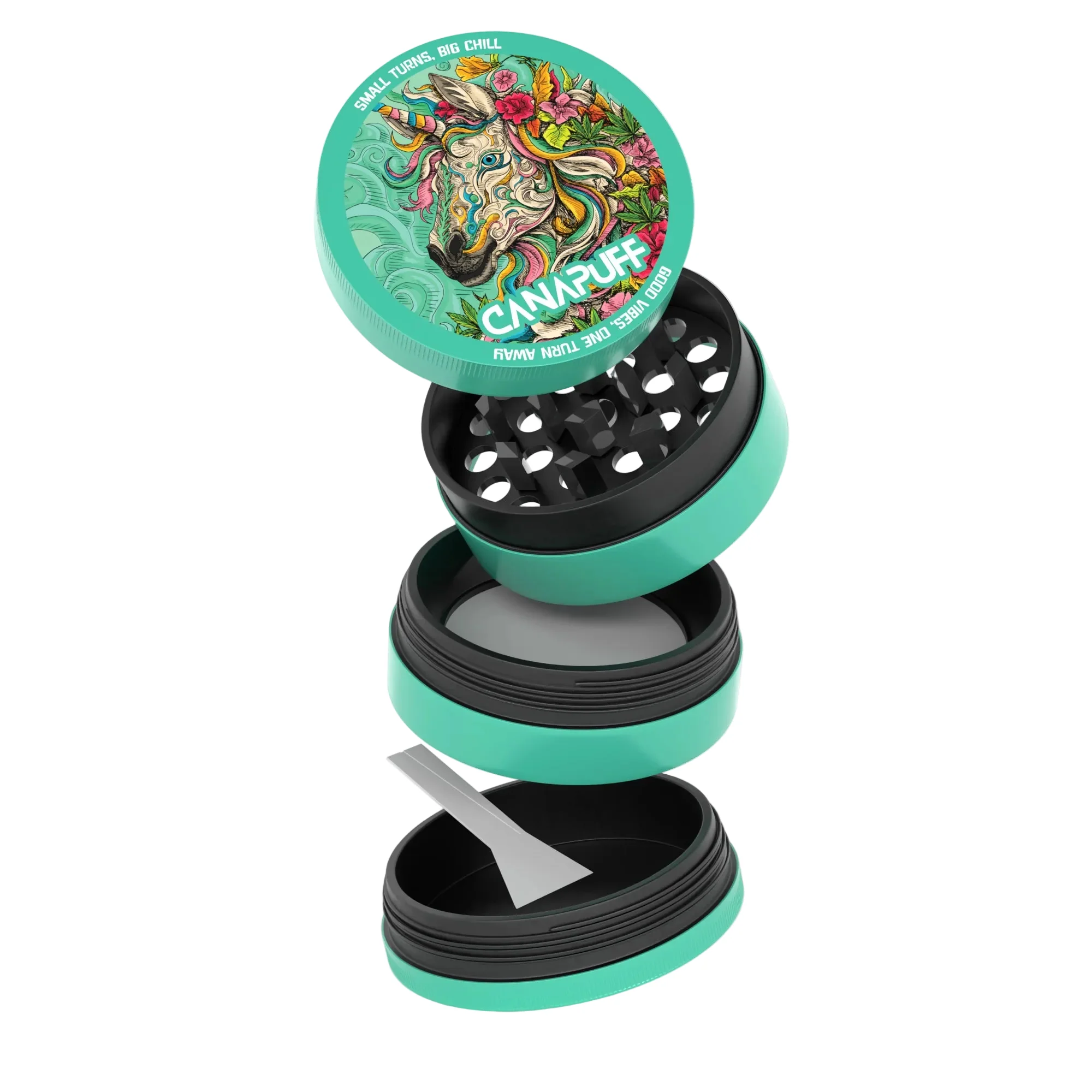 Grinder Metálico Unicorn Piss - Image 3