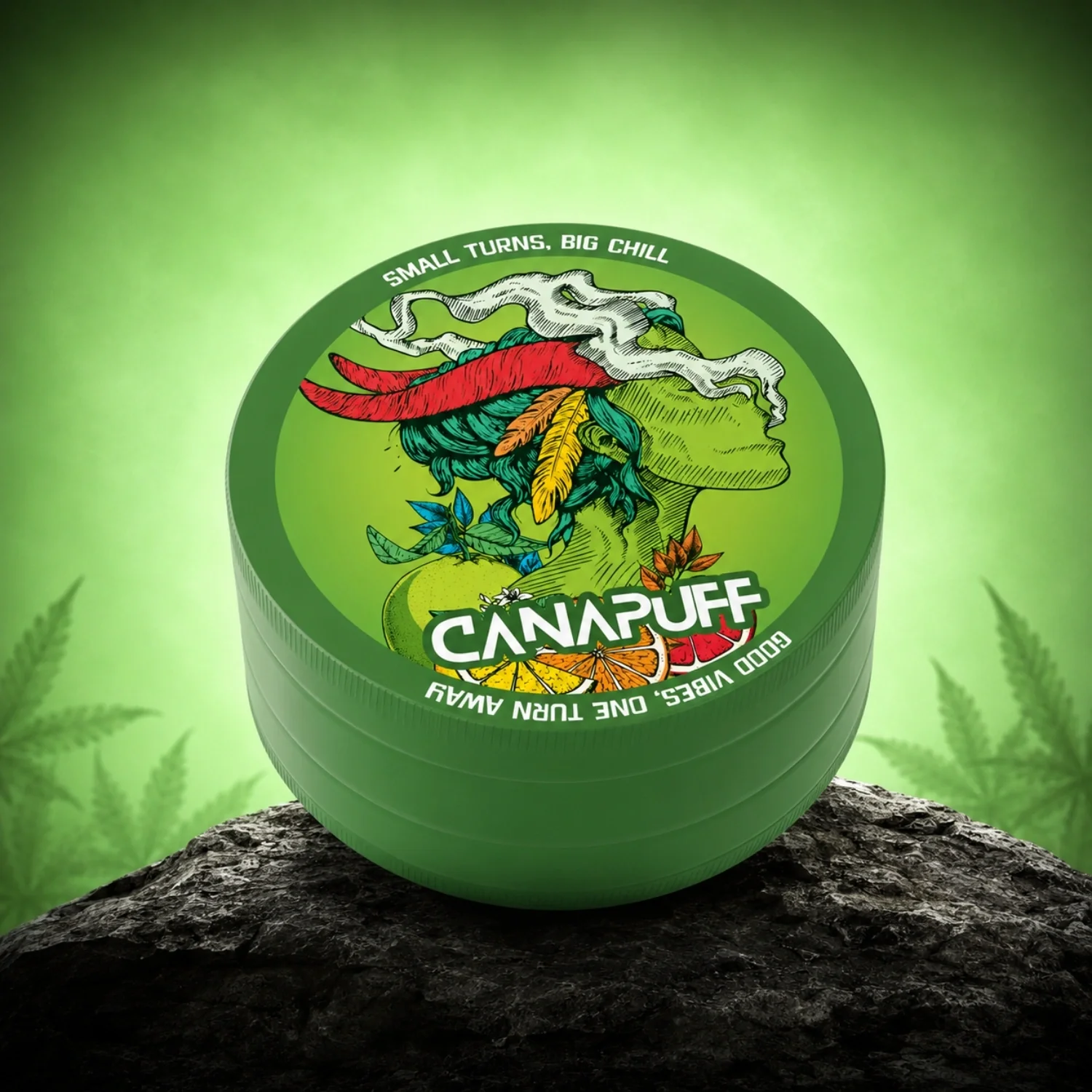 Grinder Metálico Green Crack