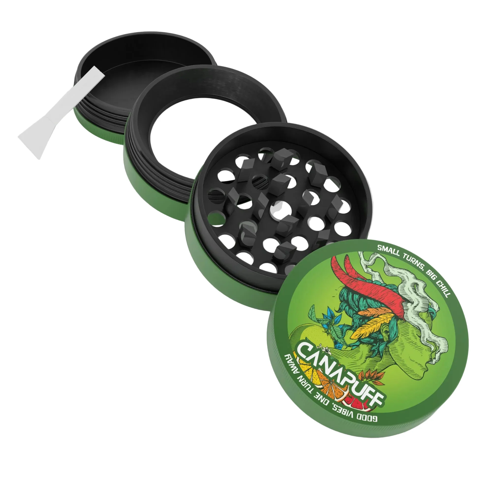 Grinder Metálico Green Crack - Image 2