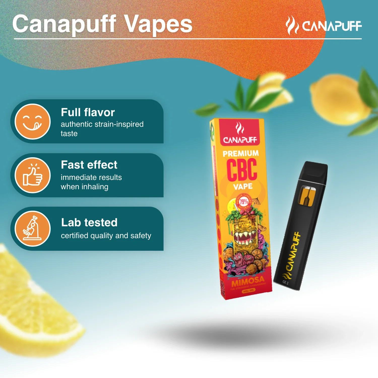 CBC Vape Mimosa 79% 1 ml - Image 2