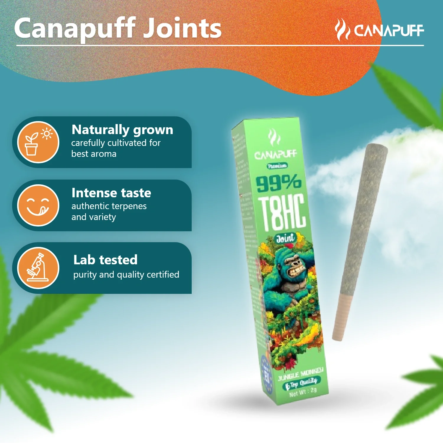 T8HC Joint Jungle Monkey 99% 2g - Image 2