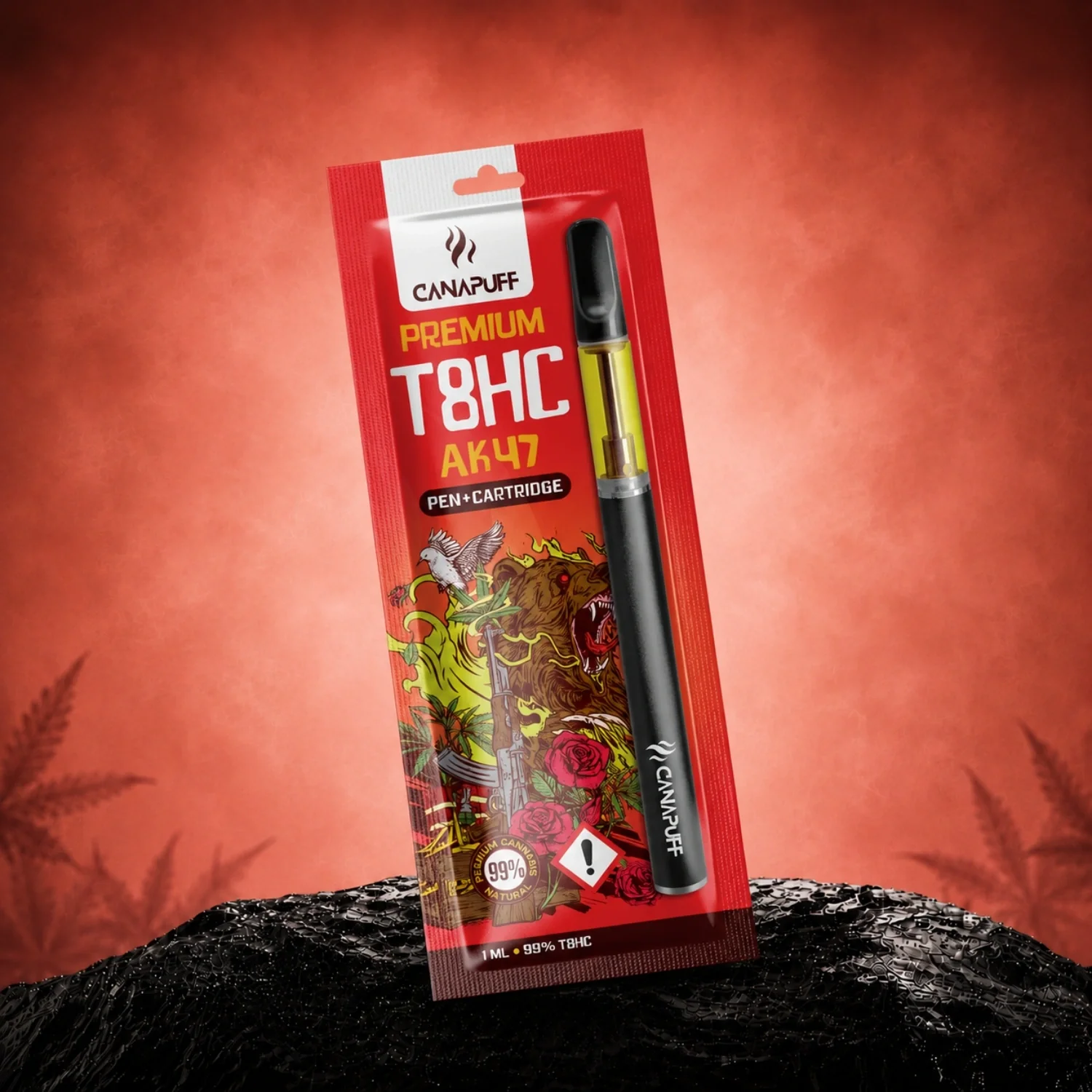 T8HC Pen + Cartucho AK47 99%