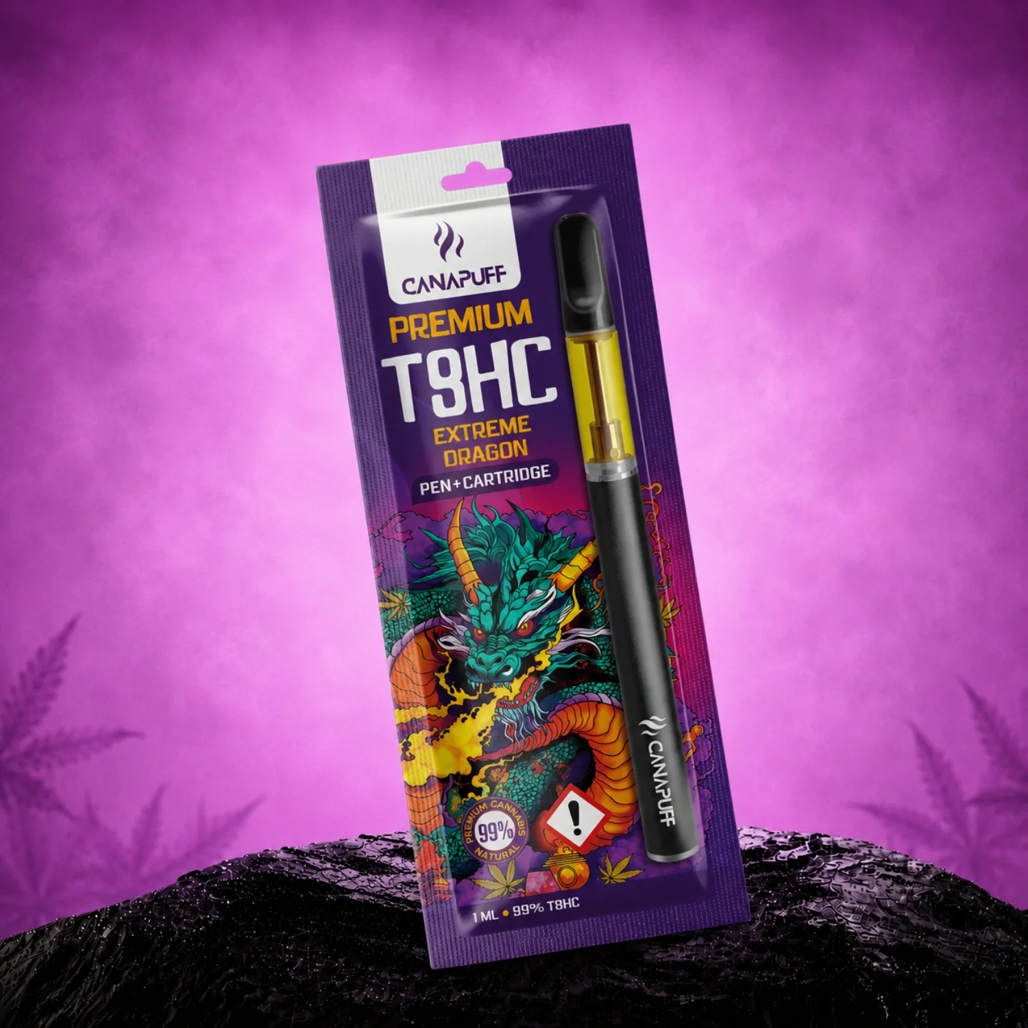 T8HC Pen + Cartucho Extreme Dragon 99%