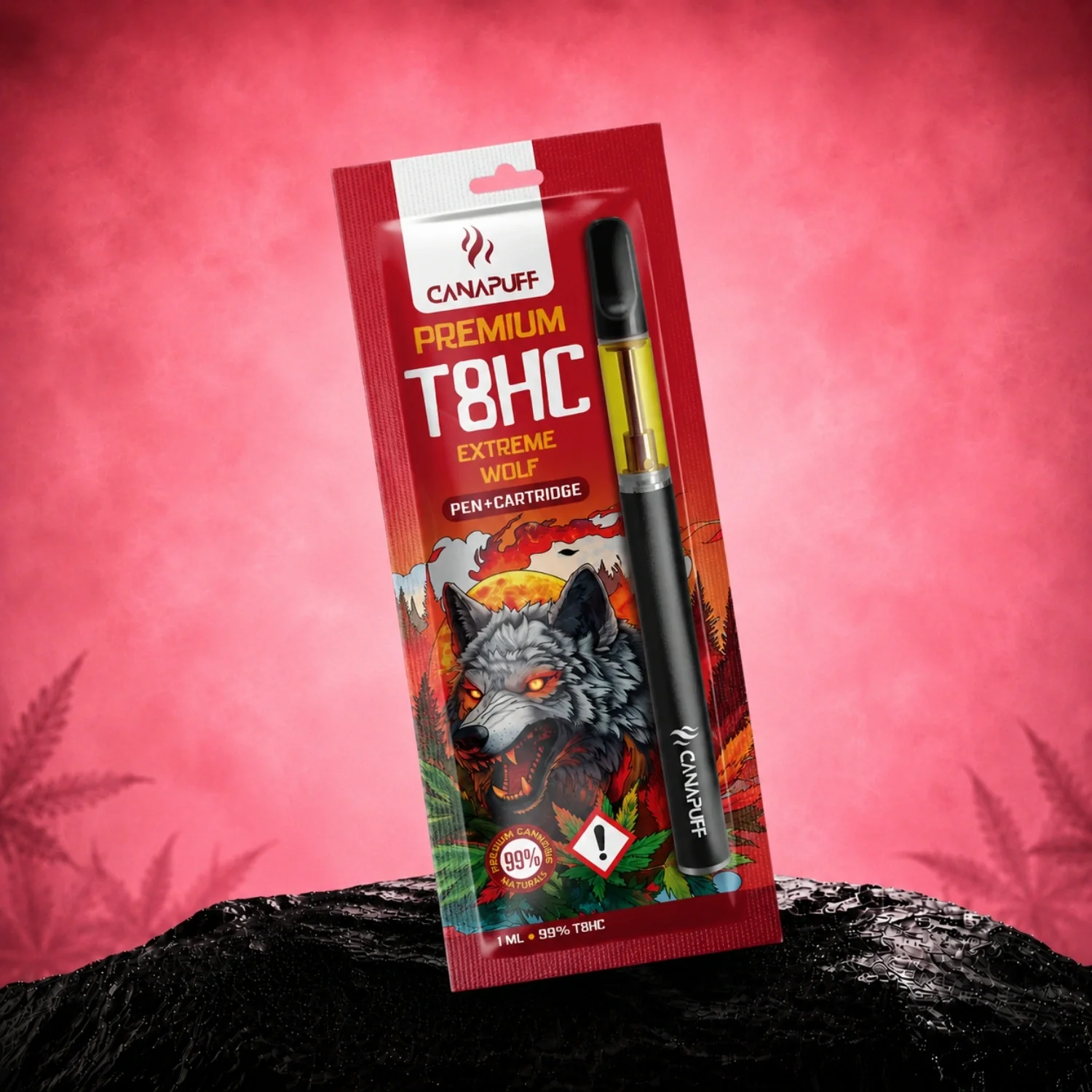 T8HC Pen + Cartucho Extreme Wolf 99%