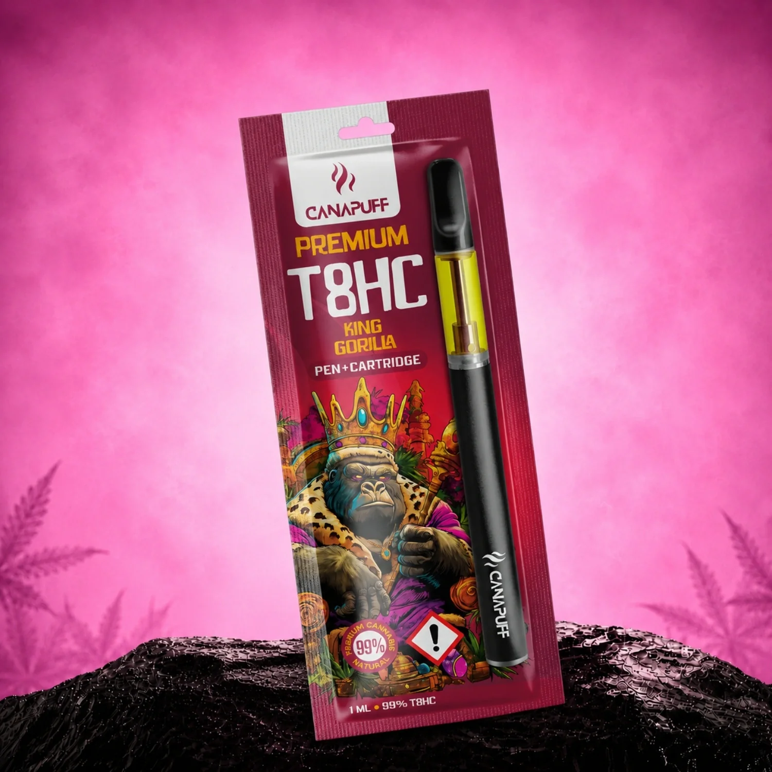 T8HC Pen + Cartucho King Gorilla 99%