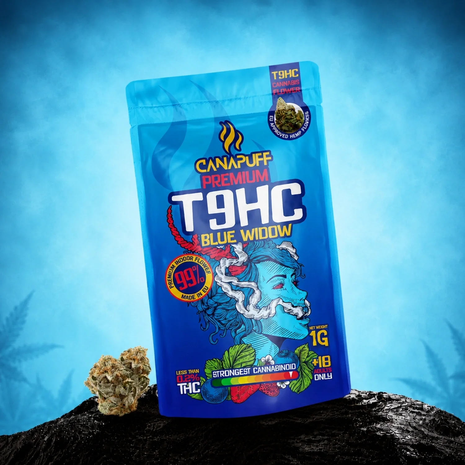 Flores T9HC Blue Widow 99%