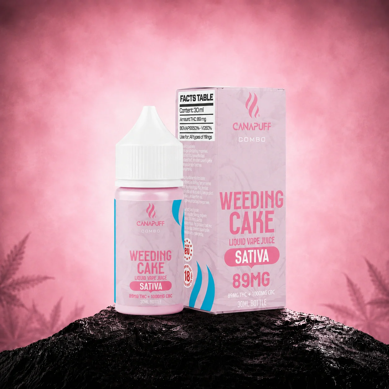Delta 9 Liquid 89mg 1000mg CBC Weeding Cake 30ml