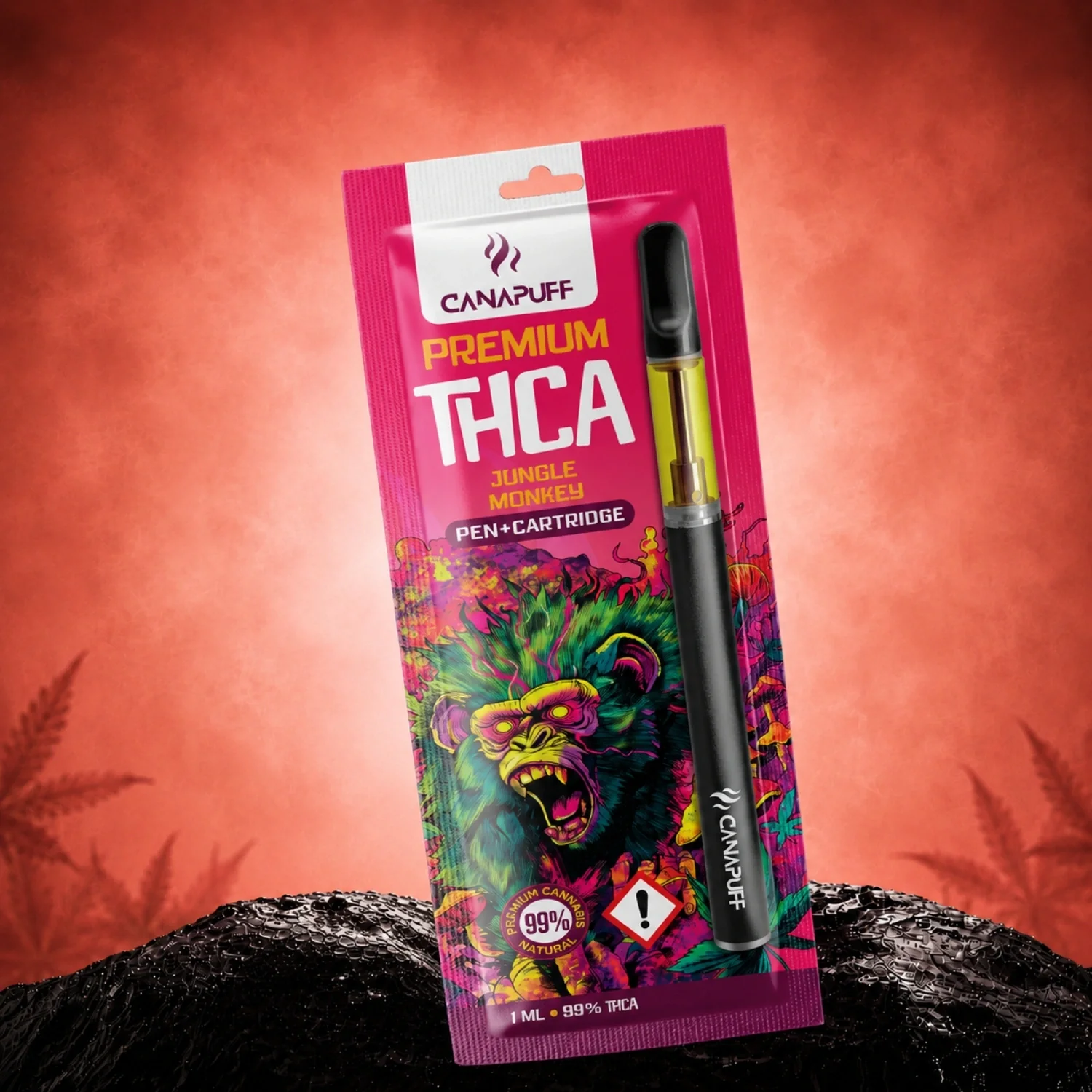 THCA Pen + Cartucho Jungle Monkey 99%