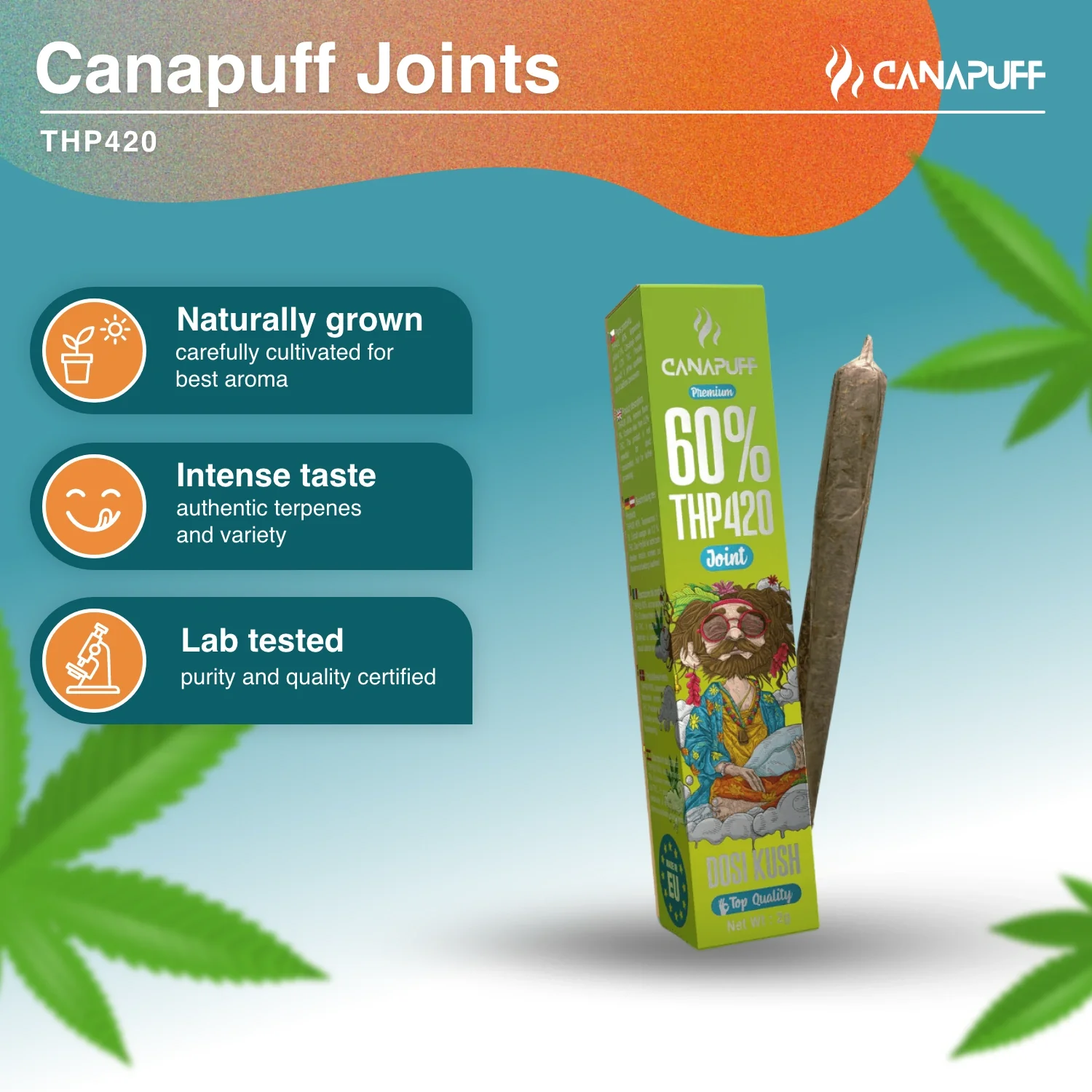 THP420 Joint Dosi Kush 60% 2g - Image 2