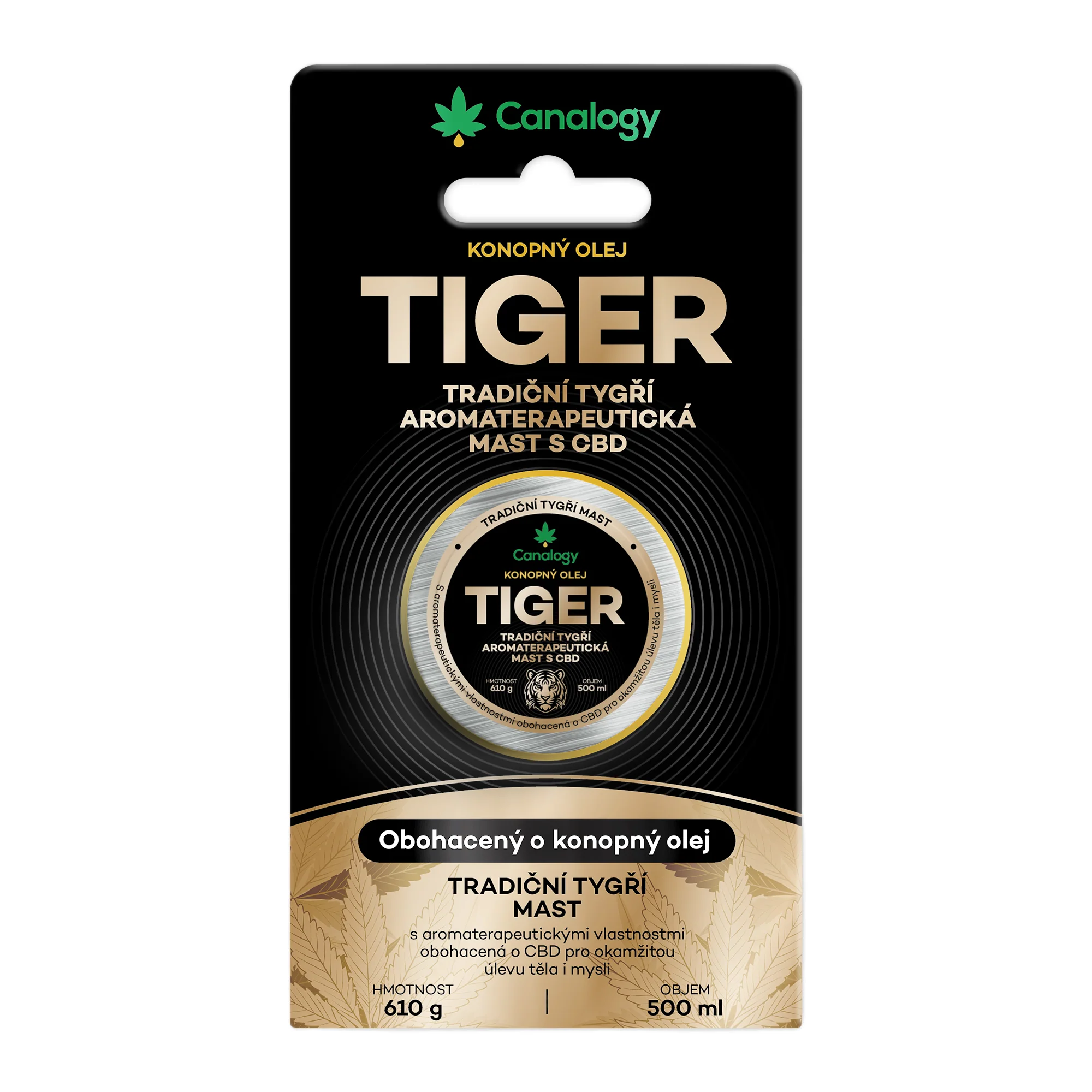 Pomada Tradicional de Tigre Aromaterapêutica com CBD - Canalogy